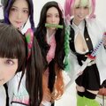 暗黑版《鬼滅之刃》 波多野結衣、上原亞衣 Cosplay 禰豆子